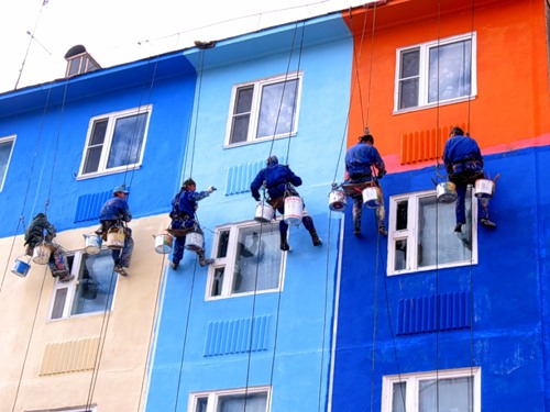 нанесение краски