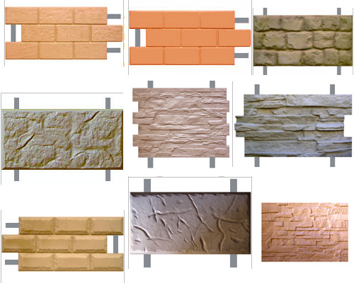 Варианты плитки фасадной