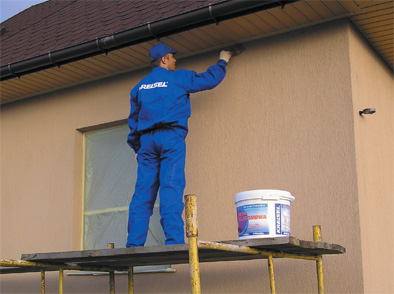 Нанесение краски