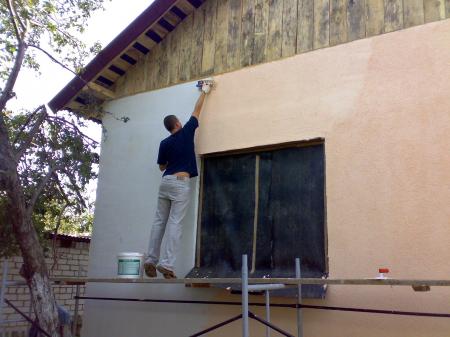 Мокрый фасад