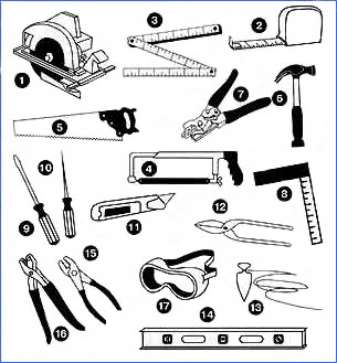 инструмент для работы со стеклосеткой