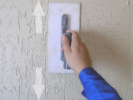 Процесс нанесения короеда