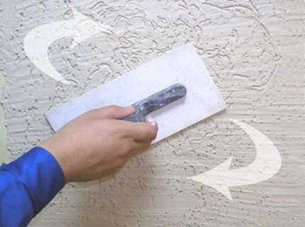 Техника работы шпателем.