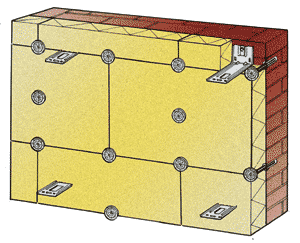 Монтаж теплоизоляционного слоя на примере минваты