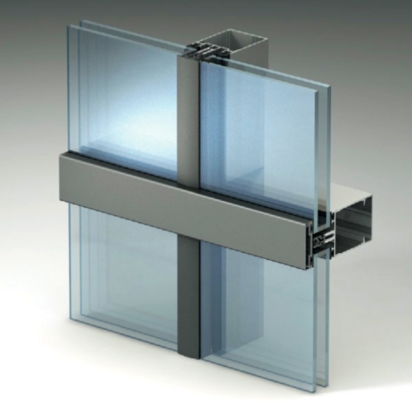 Крепление для фасадного остекления