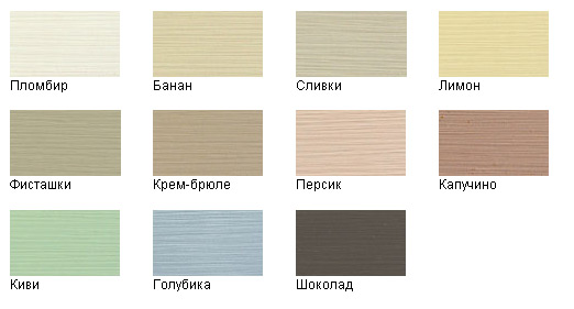 цвета сайдинга