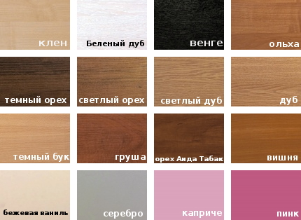 фактура и цветовая гамма