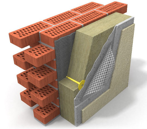 Установка базальтовой плиты