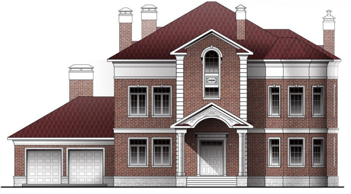 Фасад в английском стиле