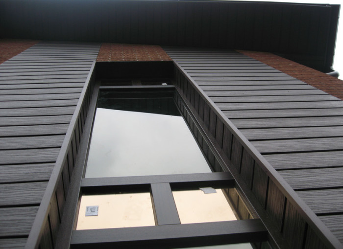 Фасад из ДПК