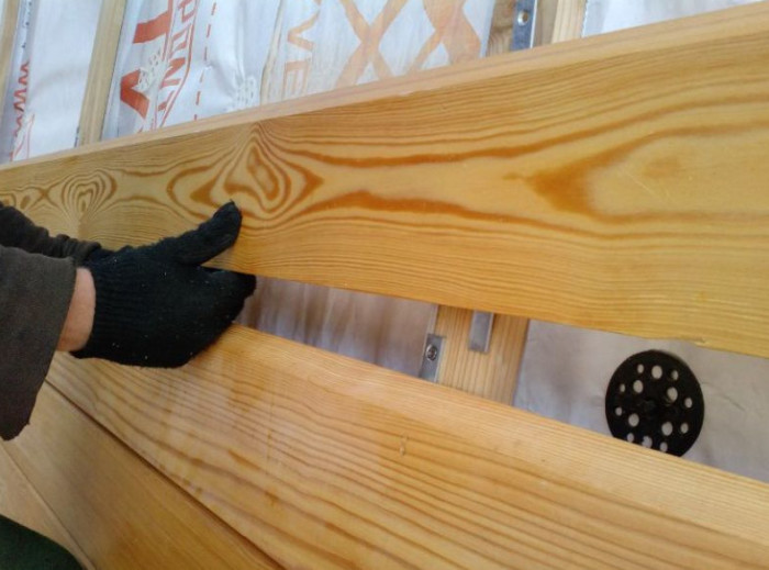 Монтаж фасадной доски