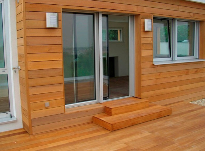 Отделка лиственницей