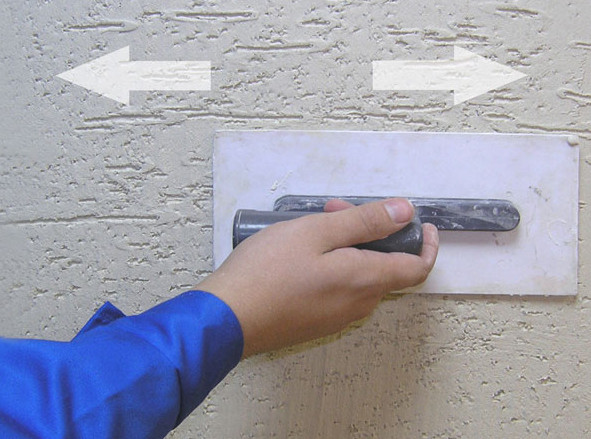 Нанесение штукатурки