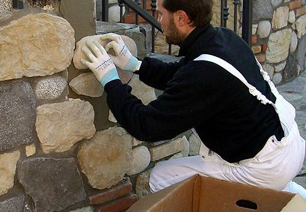 Кладка камня