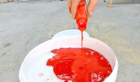 Процесс колеровки