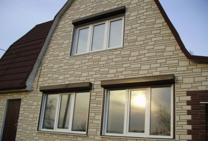 Сайдинг имитация кирпича