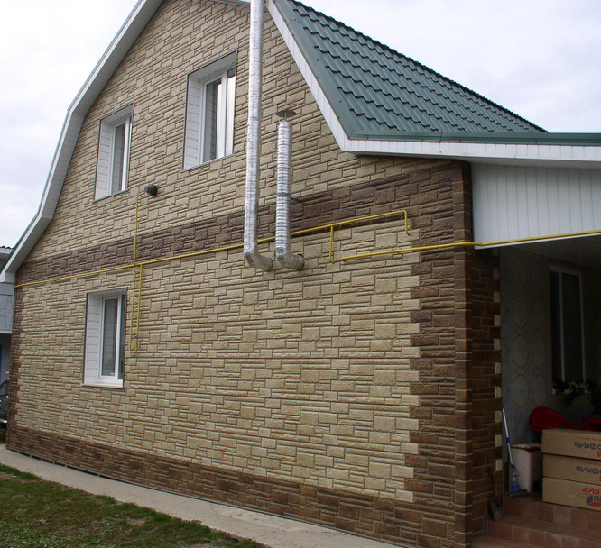 Сайдинг "под камень"