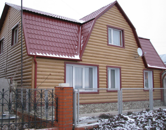 Сайдинг "под дерево"