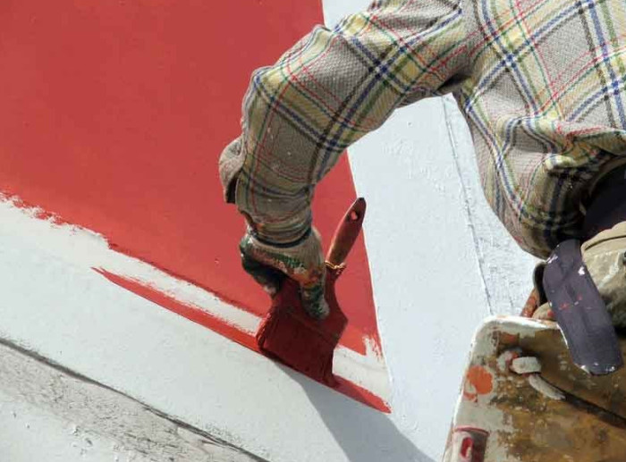 Покраска фасада