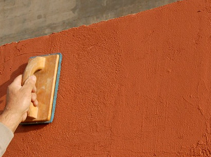 Нанесение морозостойкой шпаклевки