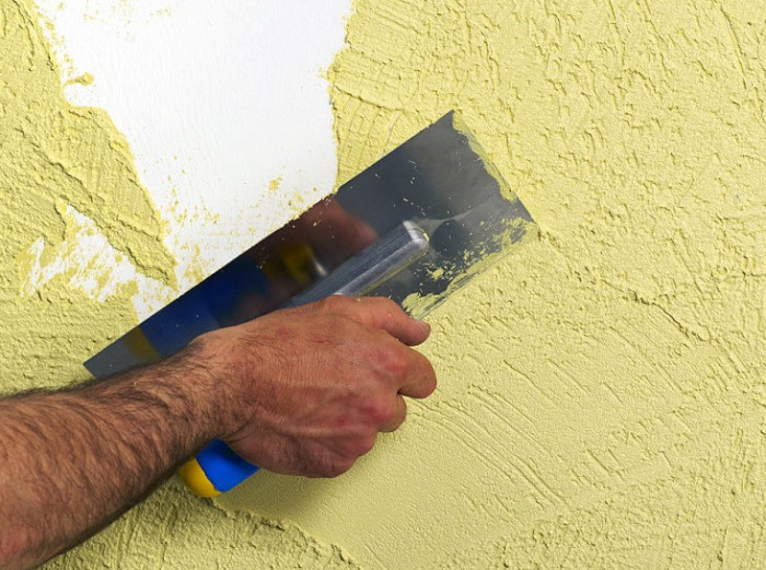 Нанесение штукатурки
