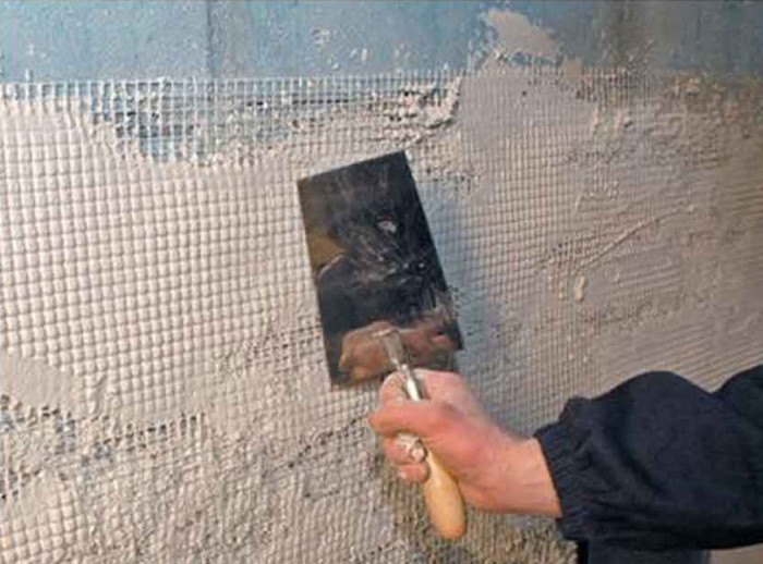 Нанесение штукатурки