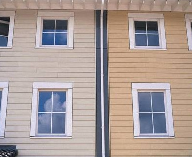 Облицовка фиброцементным сайдингом