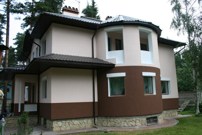 Отделанный фасад