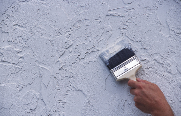 Нанесение штукатурки