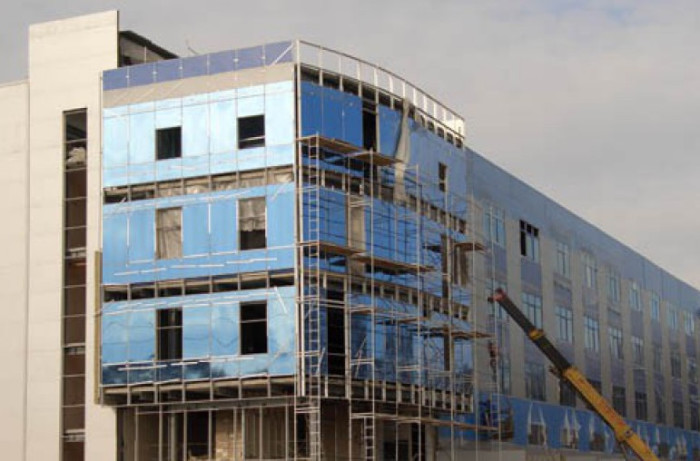 Монтаж витражей