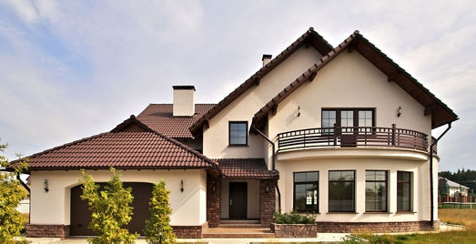 Мокрая отделка фасада