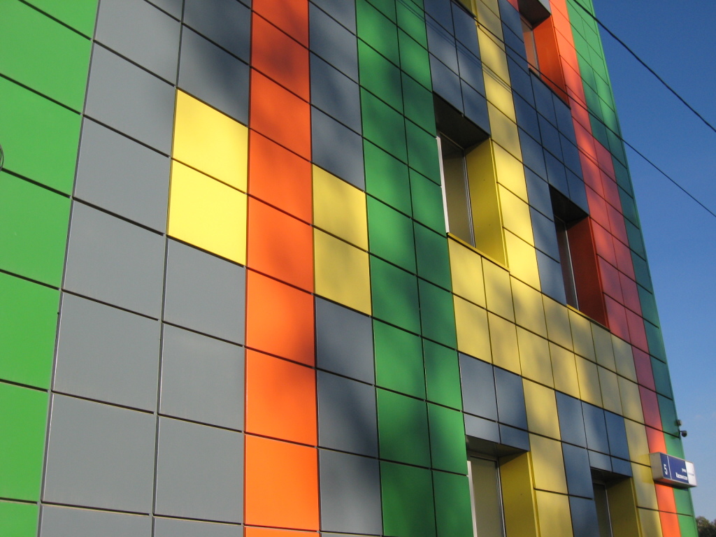 Пример фасадов алюкобонд