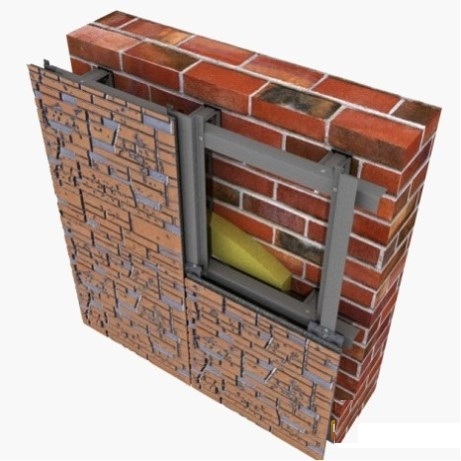 Схема крепления панели