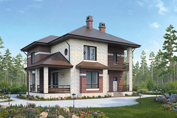 Дом с отделкой берг