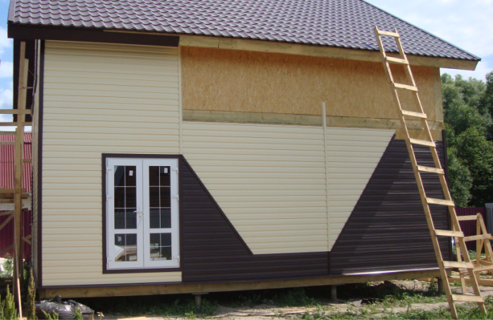 Монтаж сайдинга Tecos