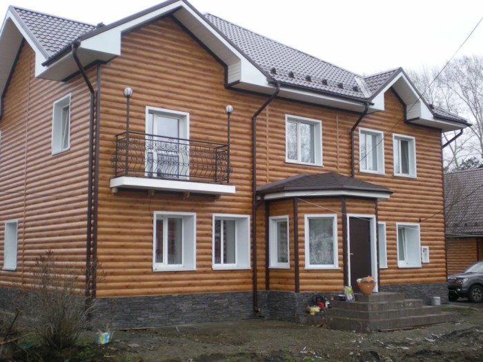 Сайдинг под брус