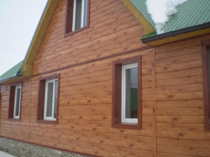 Металлосайдинг под дерево