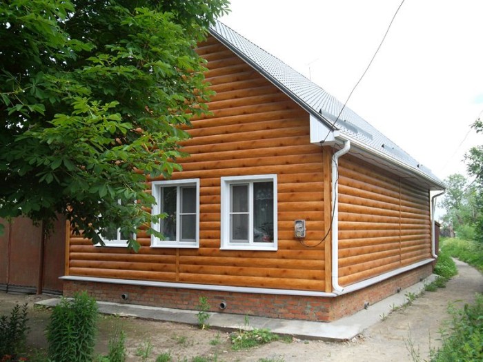 Металлосайдинг под дерево