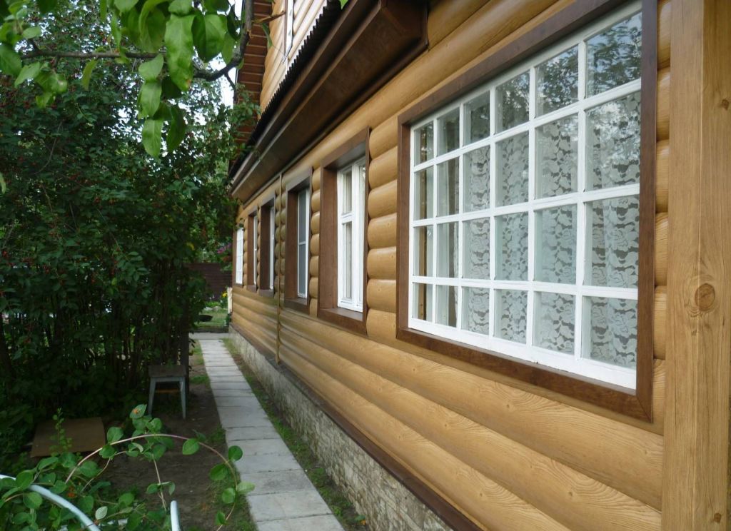 Сайдинг под бревно