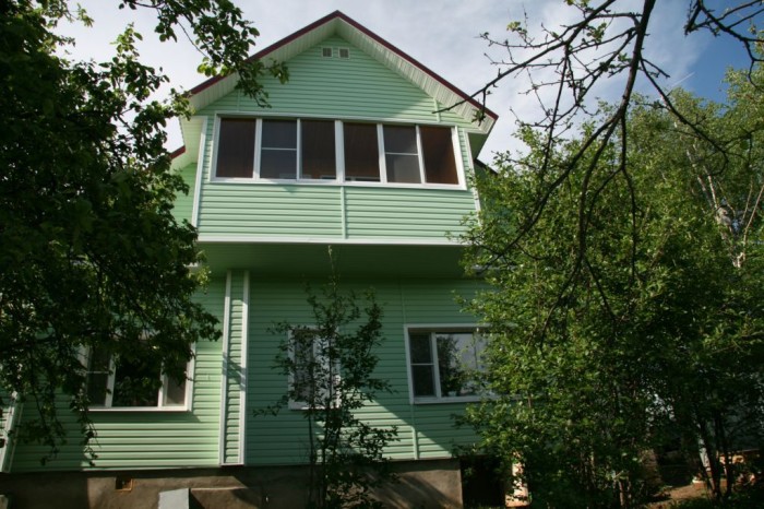 Зеленый сайдинг