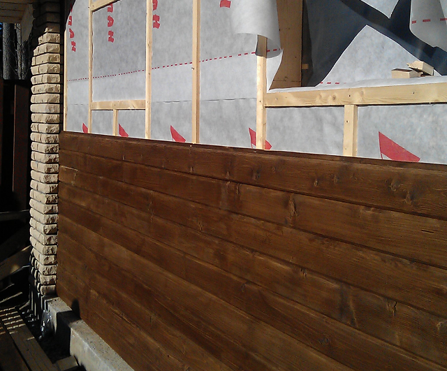 Обшивка вагонкой