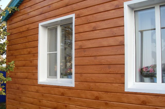 Сайдинг металлический под брус