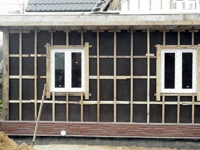 Подготовка здания к обрешетке