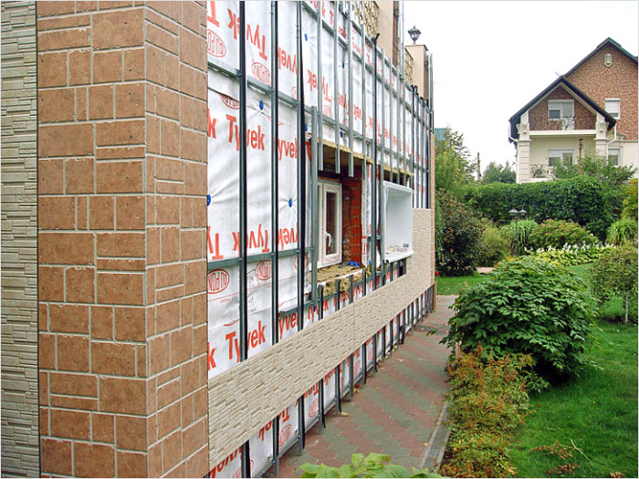 Обрешетка здания