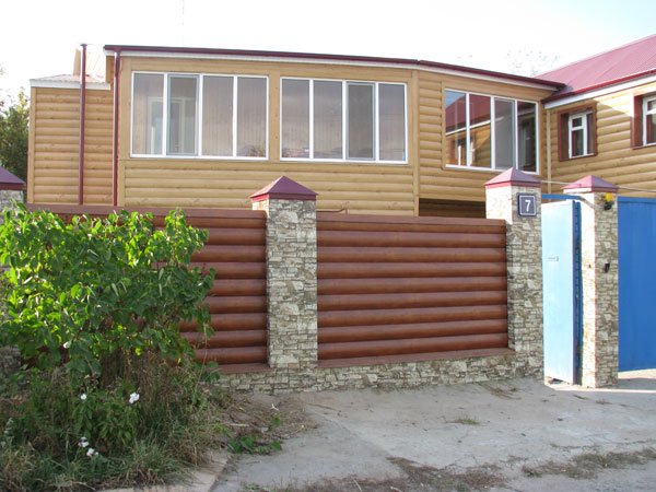 Забор из сайдинга