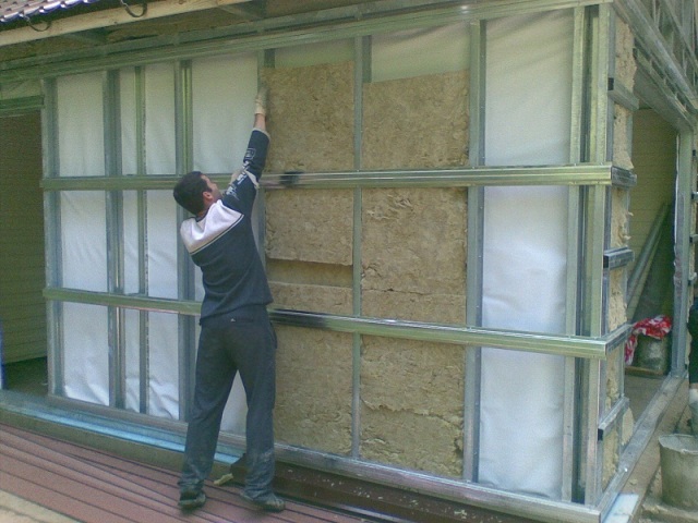 Монтаж минваты