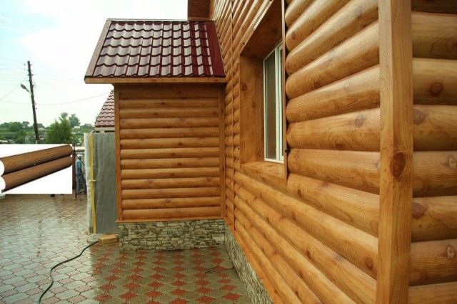 Сайдинг под дерево