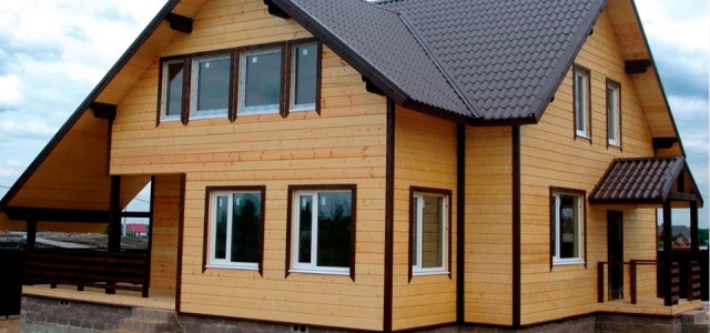 Сайдинг под дерево ПВХ