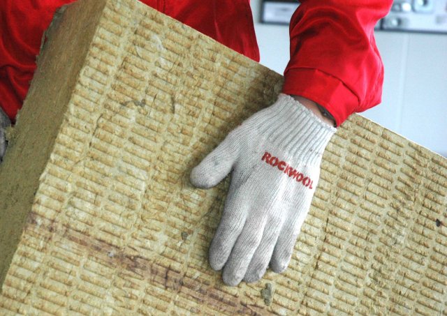 Применение утеплителя Rockwool